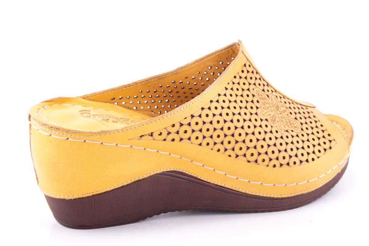 Saboti Dama Green Piele Naturala Mira 6112 /Gl/20 - amely.ro - amely.ro