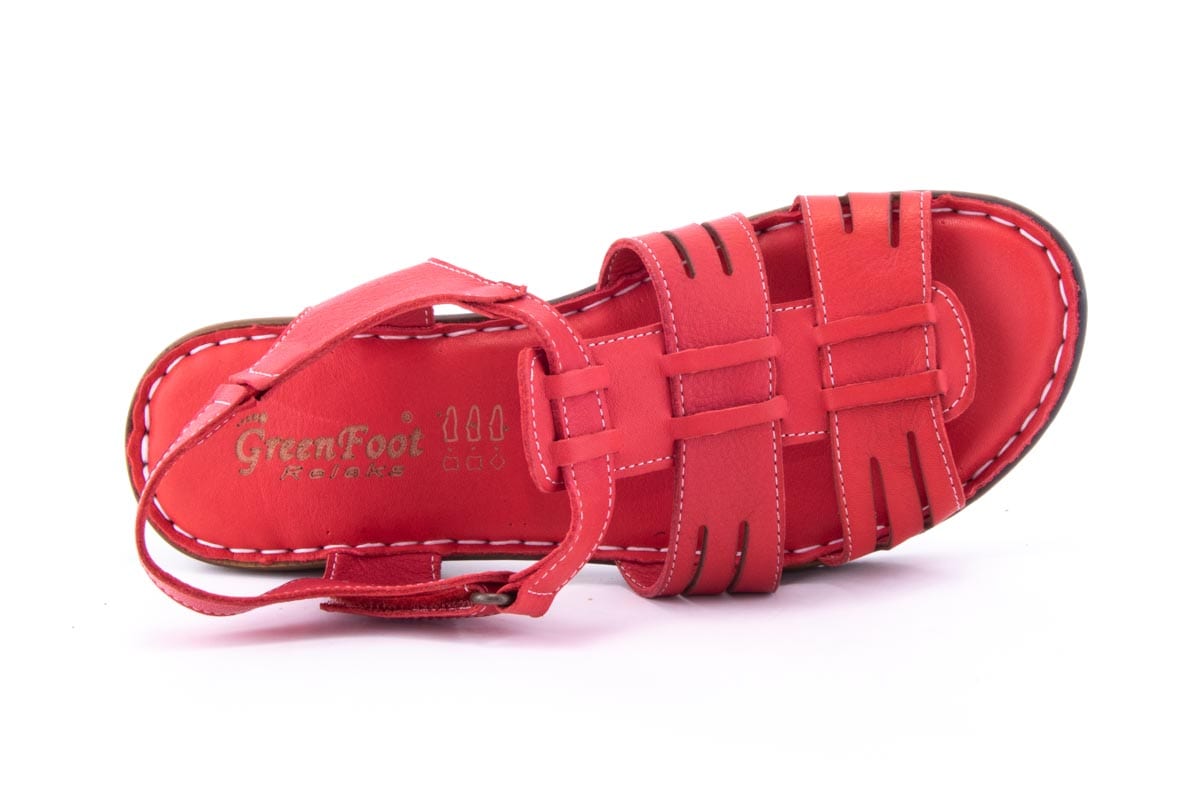 Sandale Dama Green Foot Piele Naturala De Vitel Mira 803 /Rs - amely.ro - amely.ro