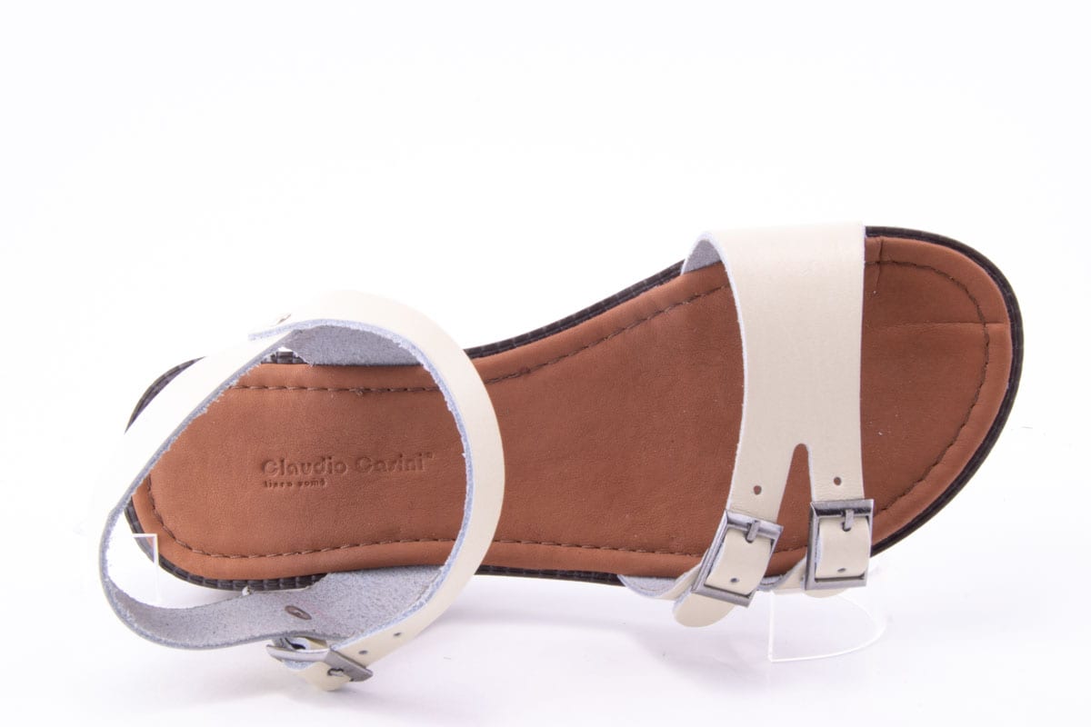 Sandale Dama Piele Naturala Claudio Casini Cart 151 /Bej - Claudio Casini - amely.ro