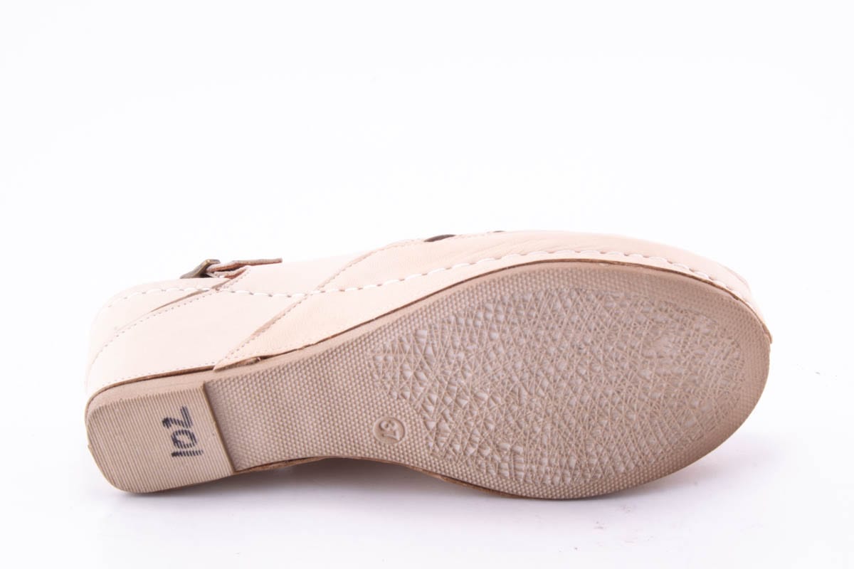 Sandale Dama Piele Naturala De Vitel Claudio Casini Cart 102 /Bej - Claudio Casini - amely.ro