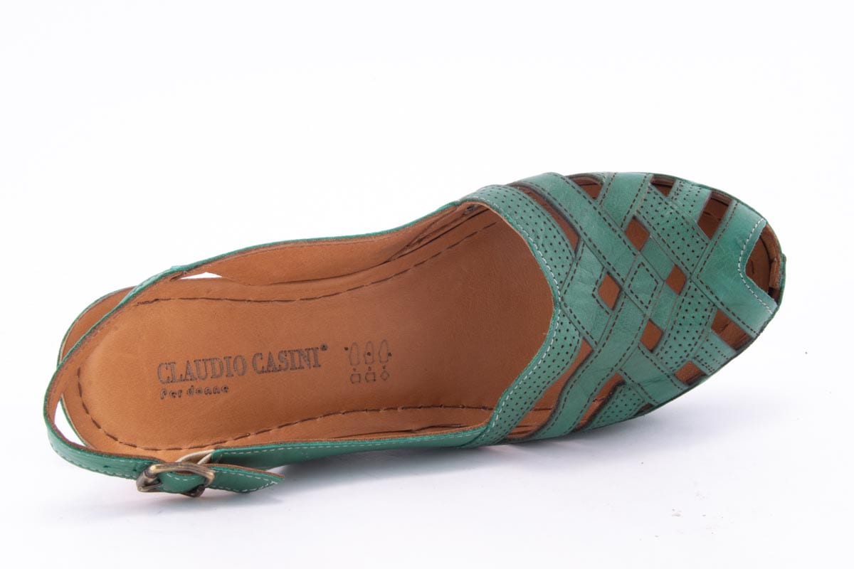 Sandale Dama Piele Naturala De Vitel Claudio Casini Cart 102 /Vrd - Claudio Casini - amely.ro