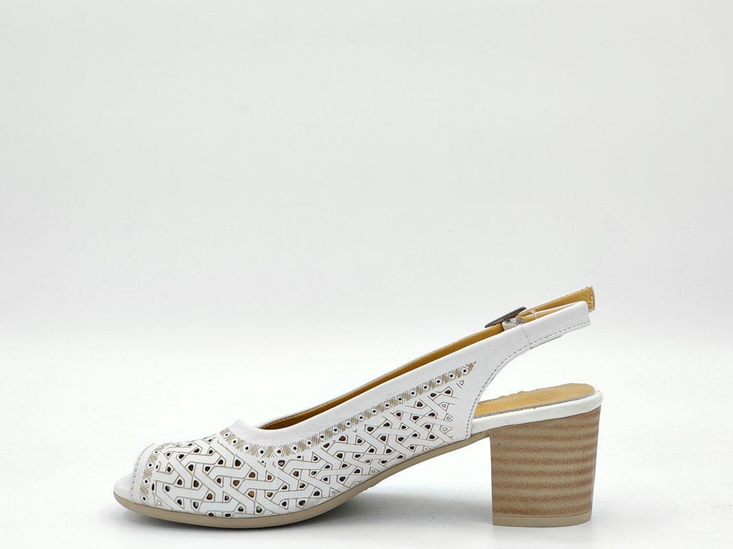 Sandale Dama Piele Naturala De Vitel Claudio Casini Cart 1068 /Alb - Claudio Casini - amely.ro