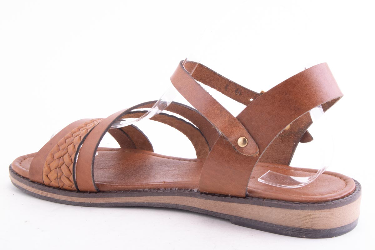 Sandale Dama Piele Naturala De Vitel Claudio Casini Cart 121/ Camel - Claudio Casini - amely.ro