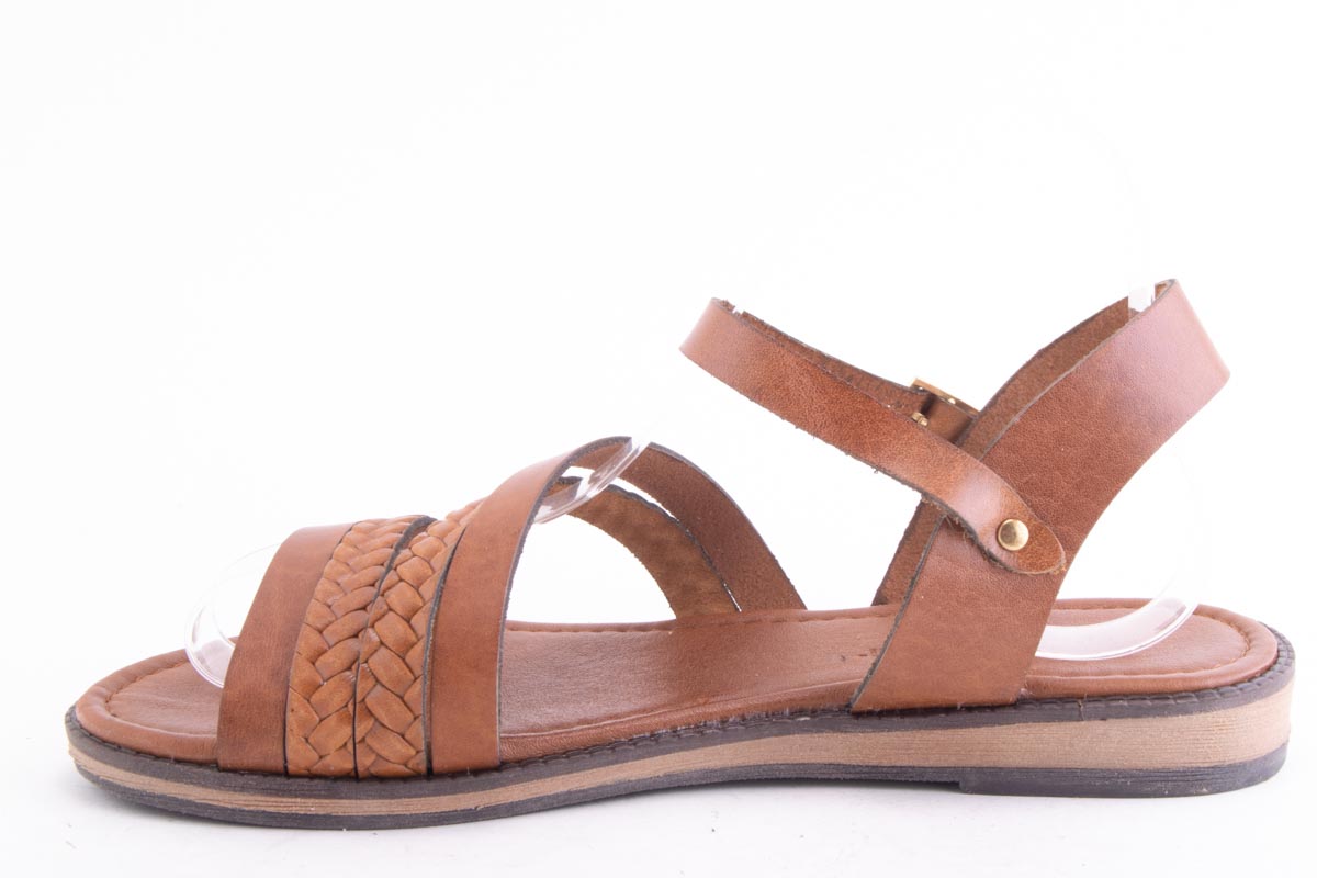 Sandale Dama Piele Naturala De Vitel Claudio Casini Cart 121/ Camel - Claudio Casini - amely.ro