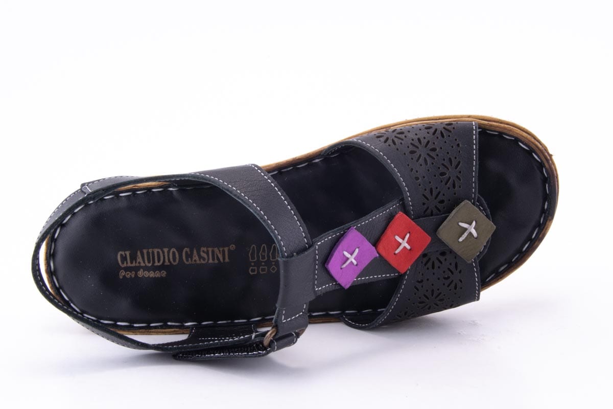 Sandale Dama Piele Naturala De Vitel Claudio Casini Cart 4618 /N - Claudio Casini - amely.ro