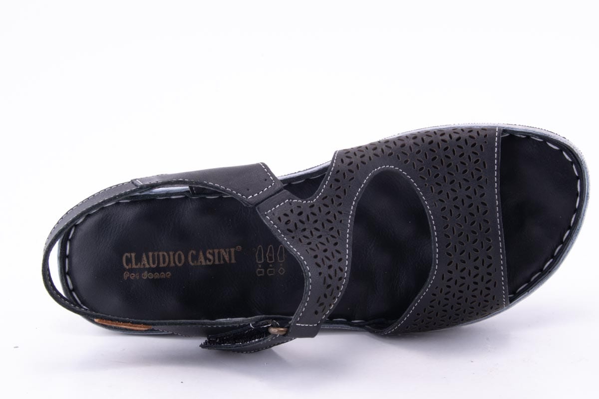 Sandale Dama Piele Naturala De Vitel Claudio Casini Cart 904 /N - Claudio Casini - amely.ro