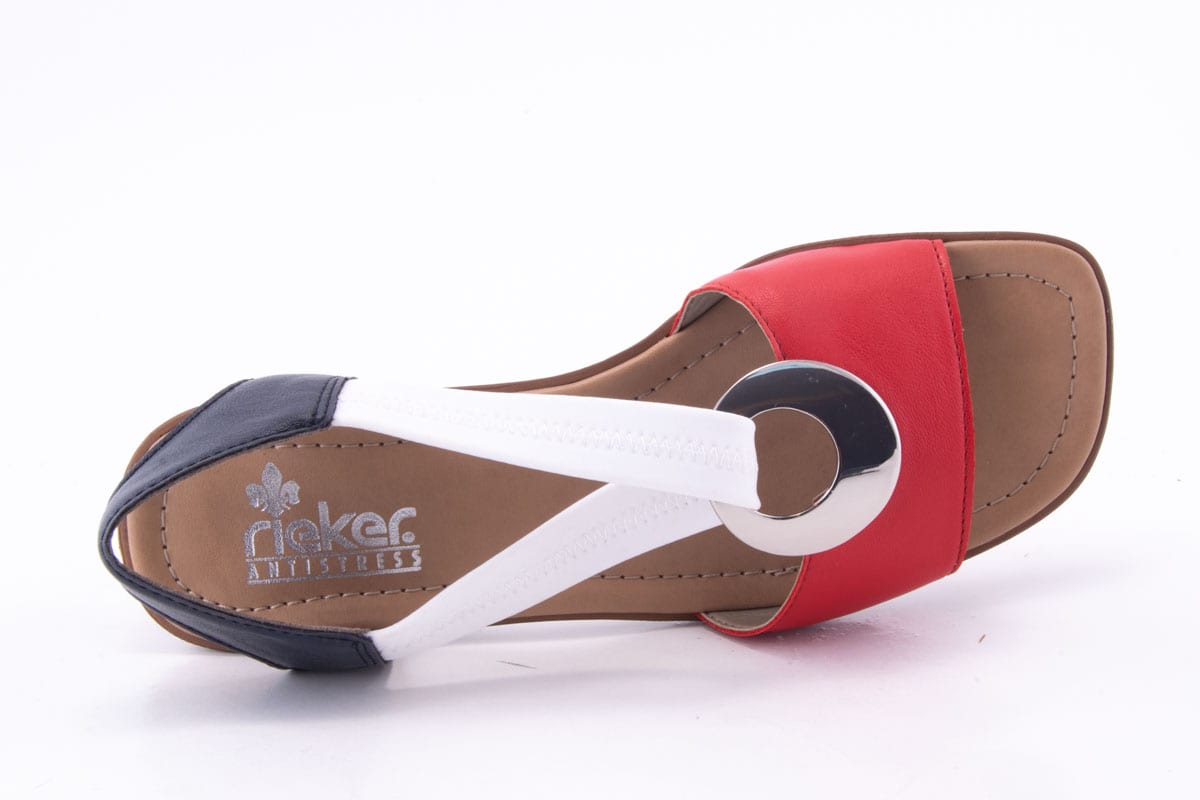 Sandale Dama Piele Naturala Rieker Riek 62662 /Tom - Rieker - amely.ro