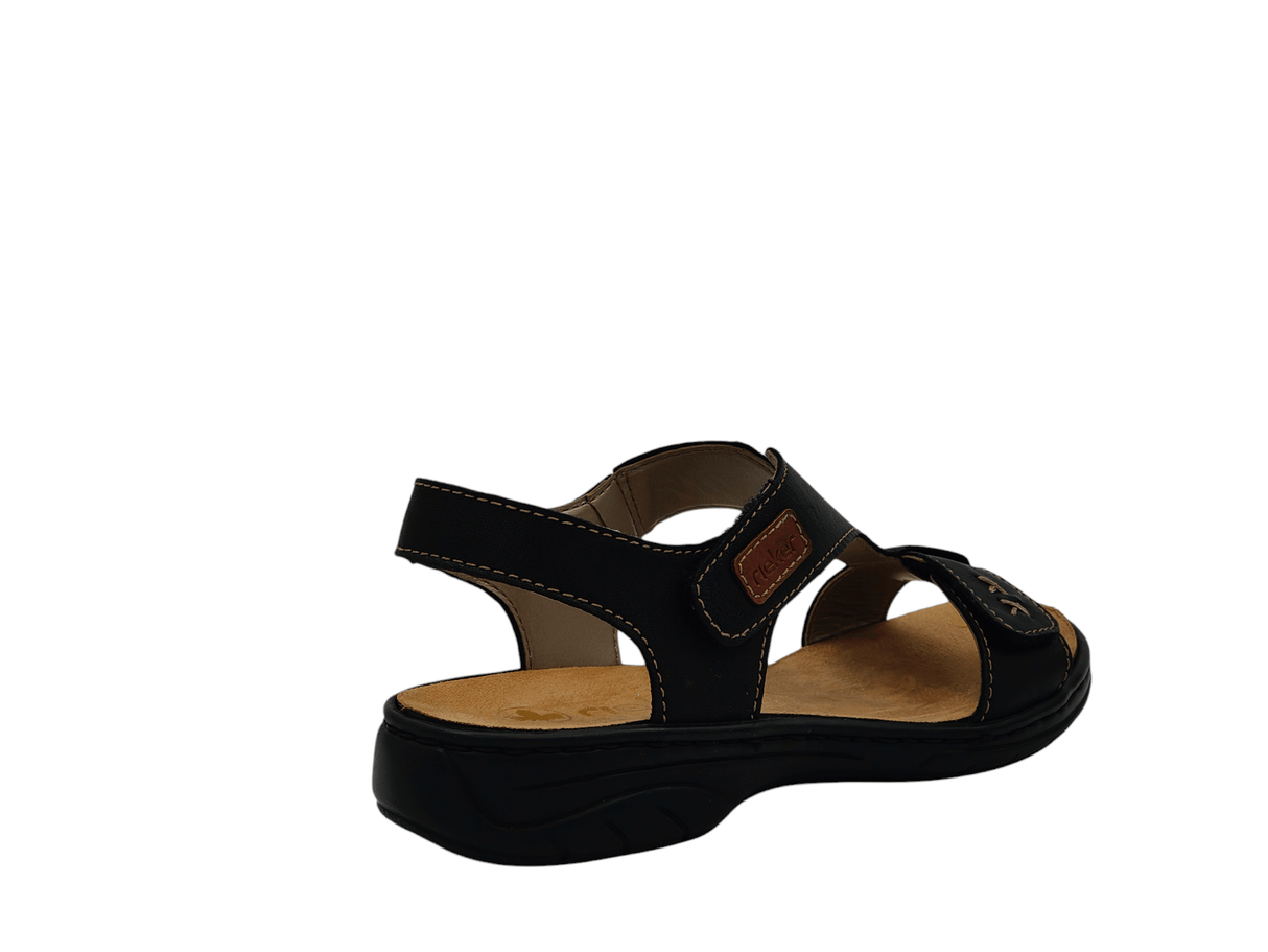Sandale Dama Piele Naturala Rieker RIEK 64577 - Rieker - amely.ro