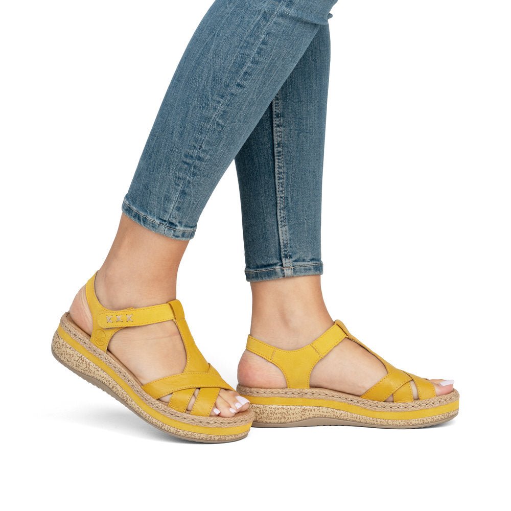 Sandale Dama Piele Naturala Rieker RIEK V0919 - Rieker - amely.ro