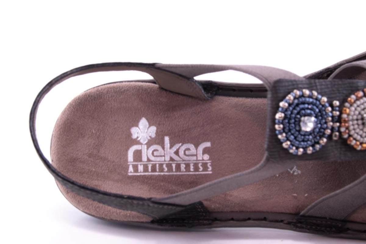 Sandale Dama Rieker Riek 608G9 /Gri - Rieker - amely.ro