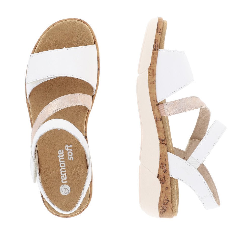 Sandale din Piele Naturala Remonte R6860 - 80 - Rieker - amely.ro
