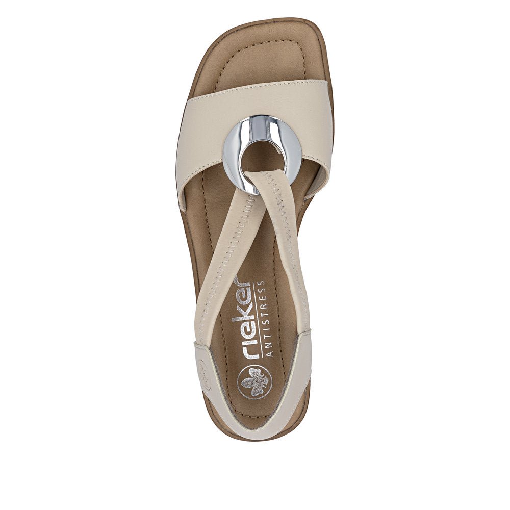 Sandale din Piele Naturala Rieker 62662 - 62 - Rieker - amely.ro