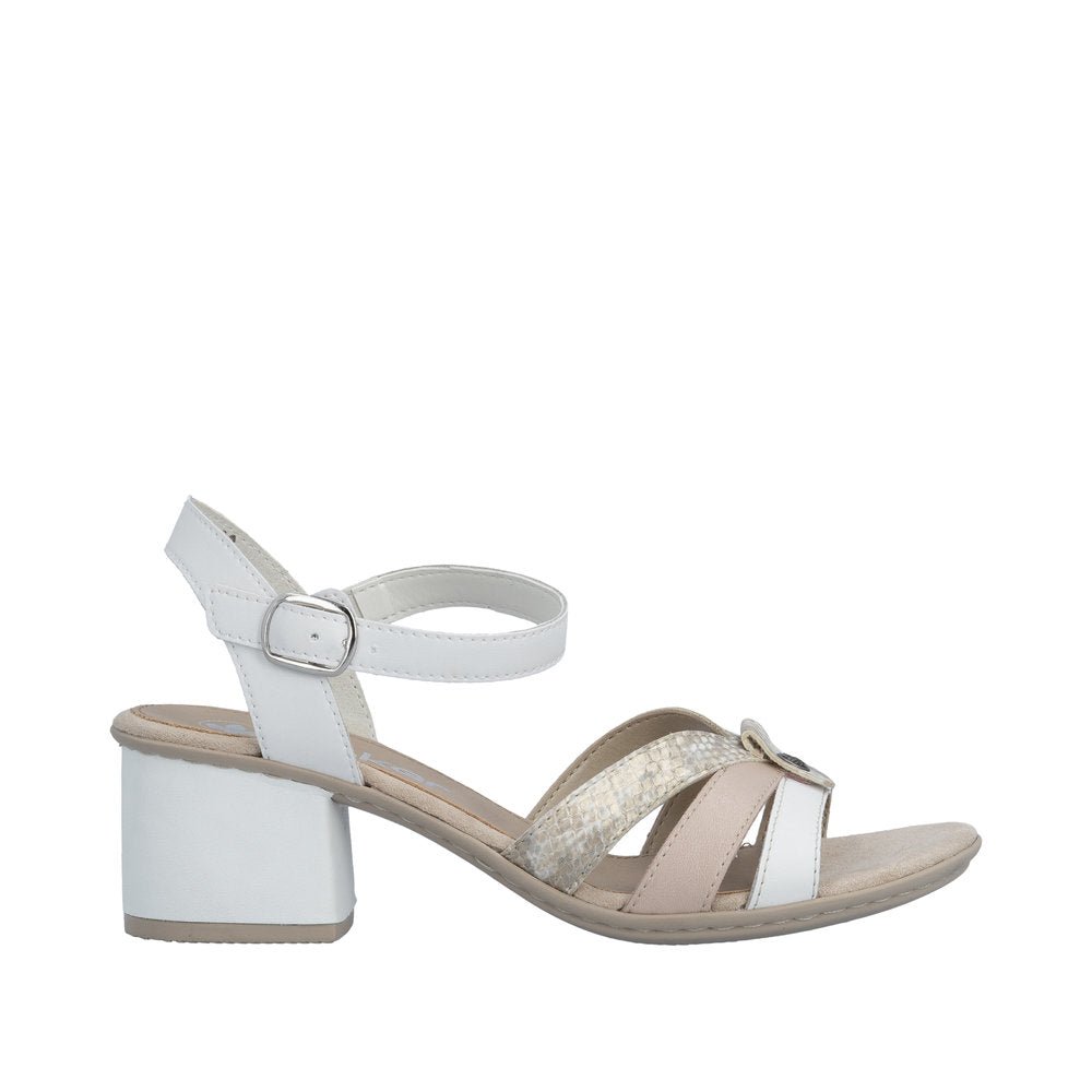 Sandale din Piele Naturala Rieker 64663 - 90 - Rieker - amely.ro