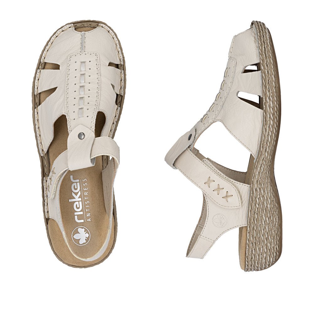 Sandale din Piele Naturala Rieker 658B3 - 60 - Rieker - amely.ro