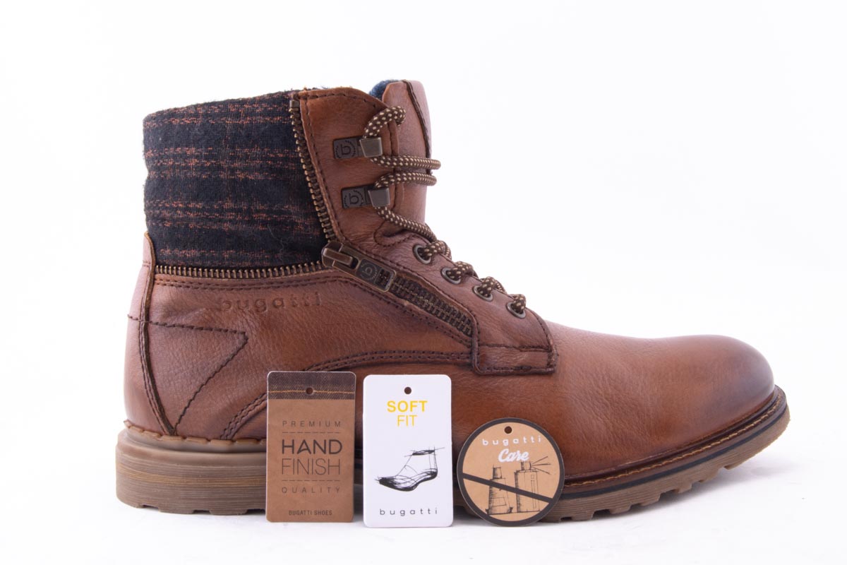 -amely.ro-Bugatti-Ghete Barbati Piele Naturala Bugatti Asto Aou32 /Cog