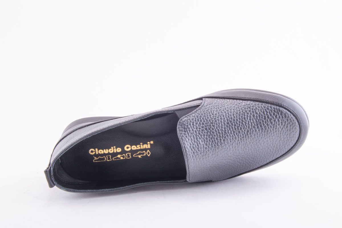 -amely.ro-Claudio Casini-Pantofi Dama Piele Naturala De Vitel Claudio Casini Cart 2113 /Grisid