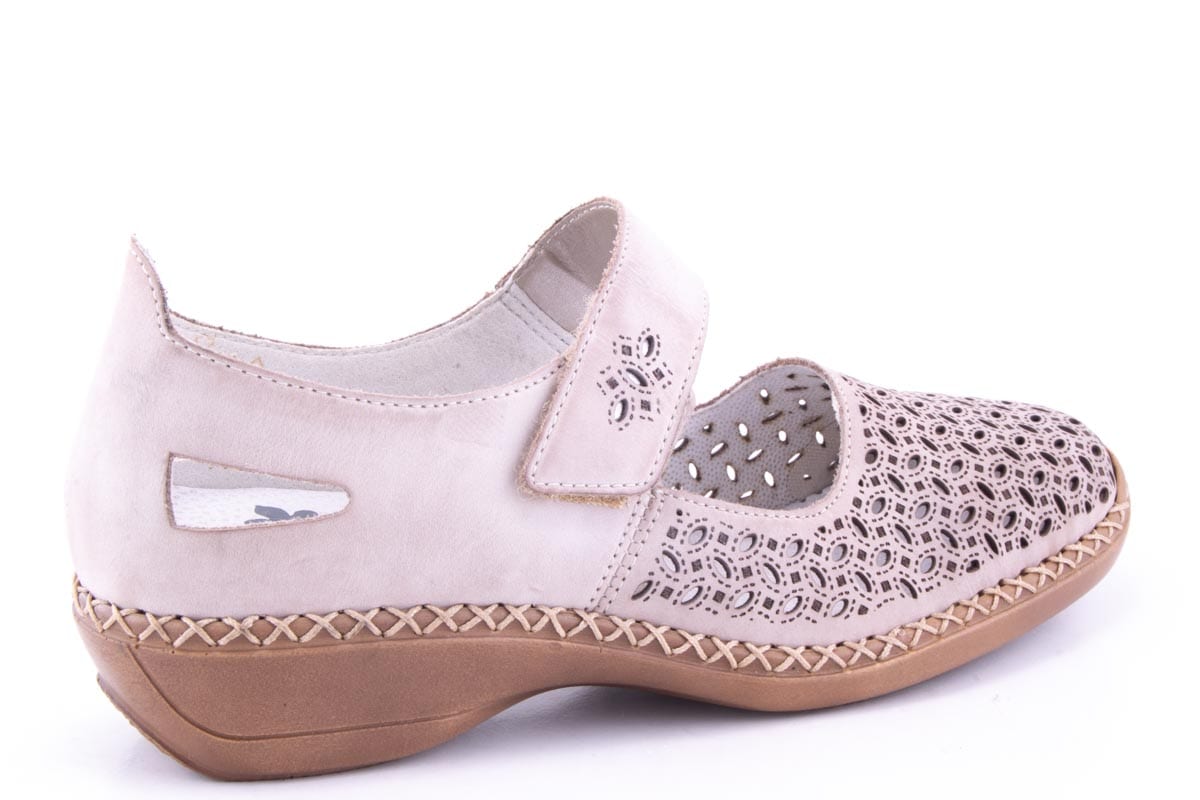 -amely.ro-Rieker-Pantofi Dama Rieker Piele Naturala Riek 413G8 /Bej