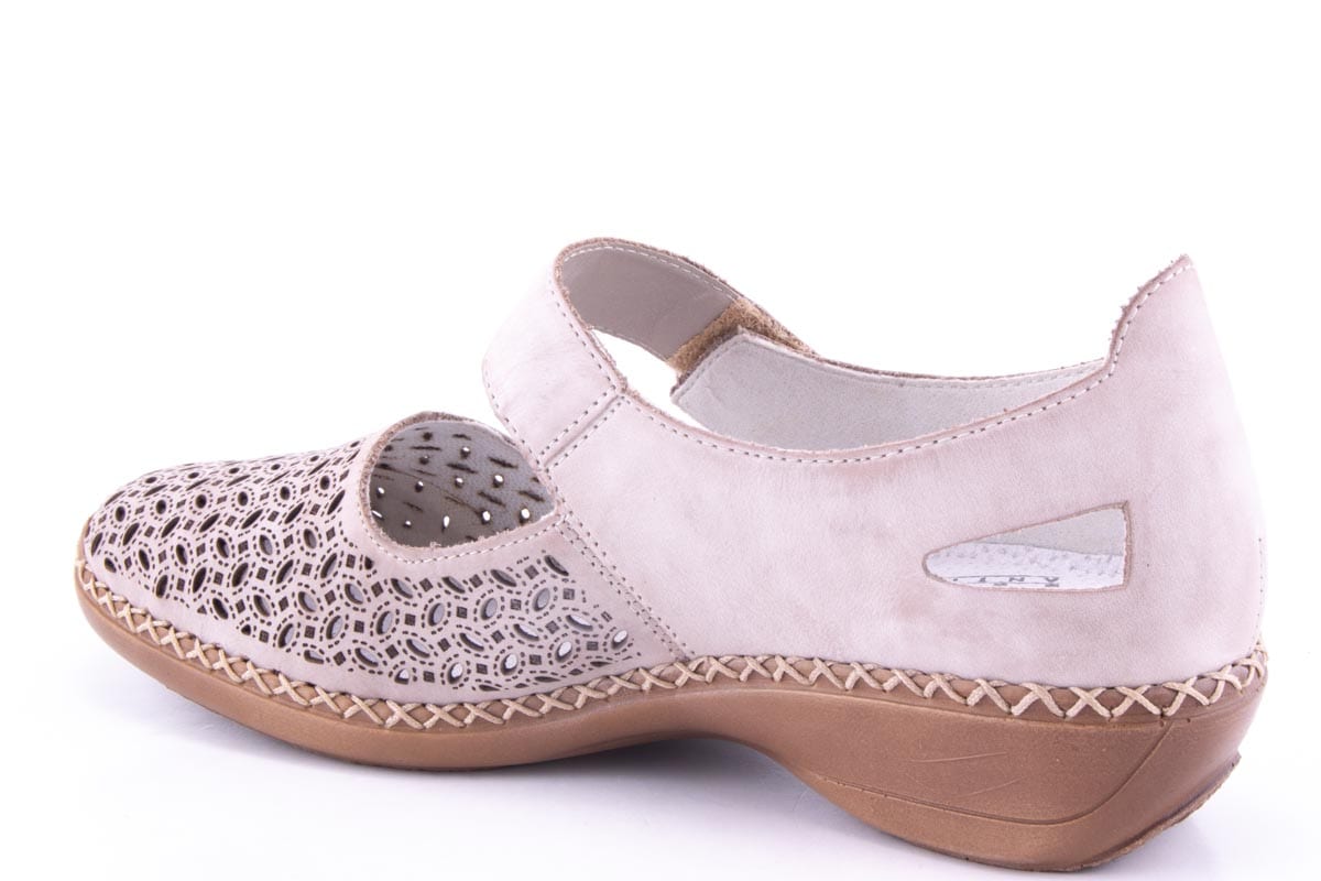 -amely.ro-Rieker-Pantofi Dama Rieker Piele Naturala Riek 413G8 /Bej