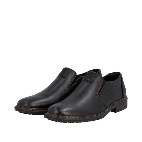 Pantofi Barbati Piele Naturala Rieker RIEK 17664