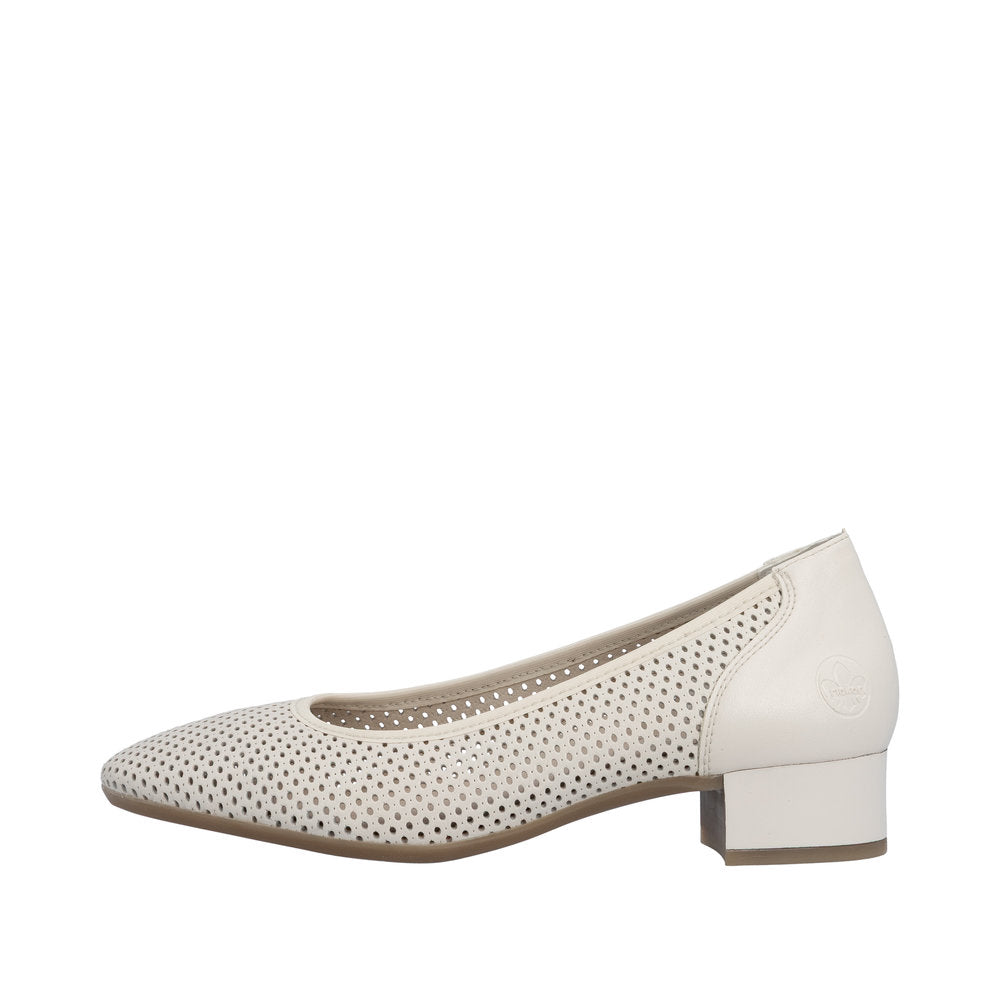 Pantofi din Piele Naturala Rieker 43459-60