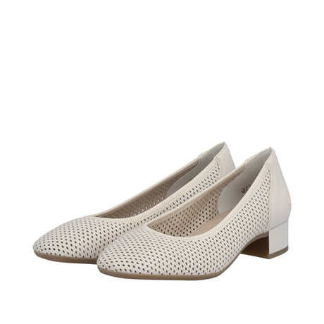 Pantofi din Piele Naturala Rieker 43459-60