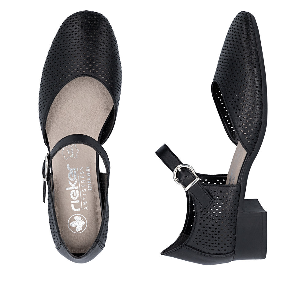 Pantofi din Piele Naturala Rieker 43460-00