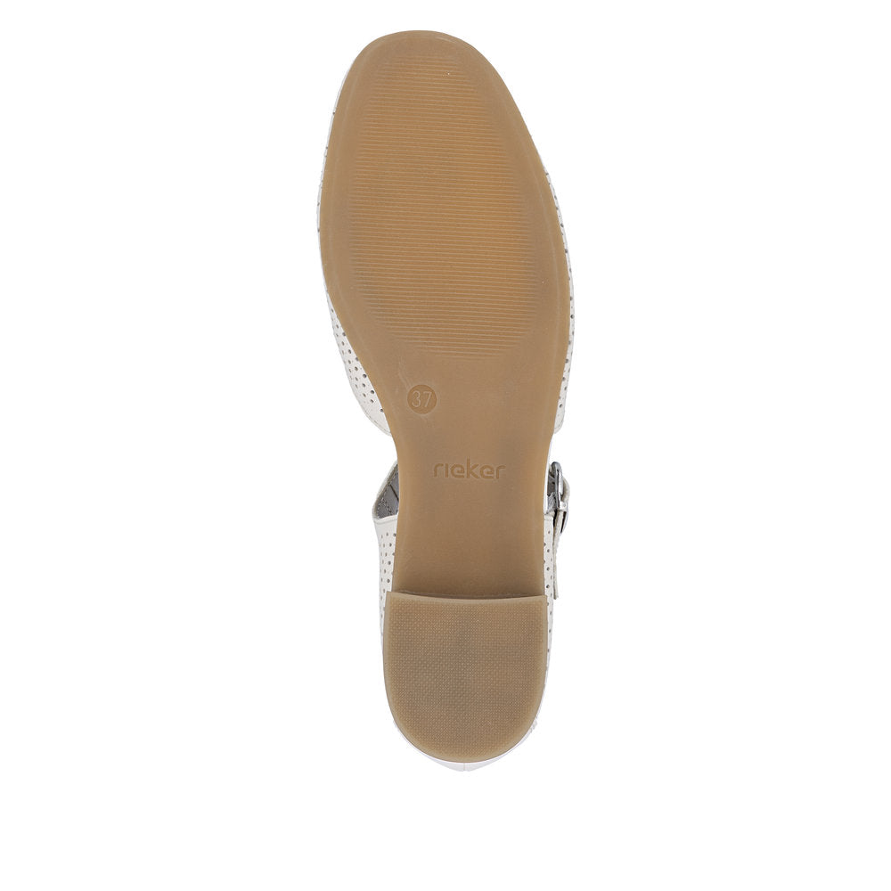 Pantofi din Piele Naturala Rieker 43460-00