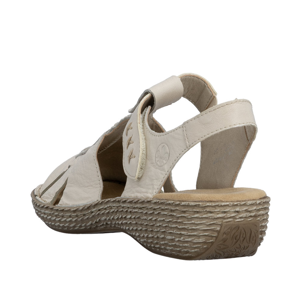 Sandale din Piele Naturala Rieker 658B3-60