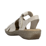 Sandale din Piele Naturala Rieker 658B3-60