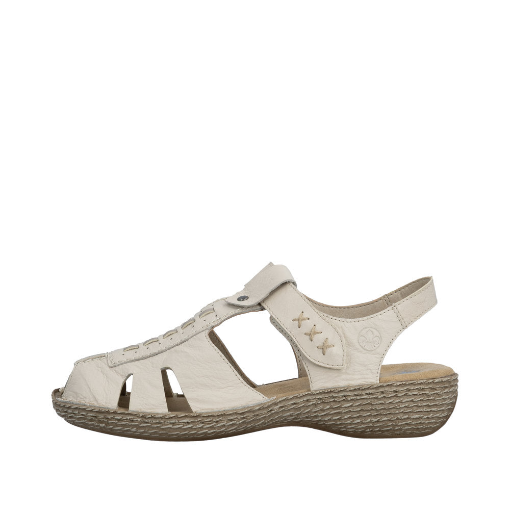 Sandale din Piele Naturala Rieker 658B3-60