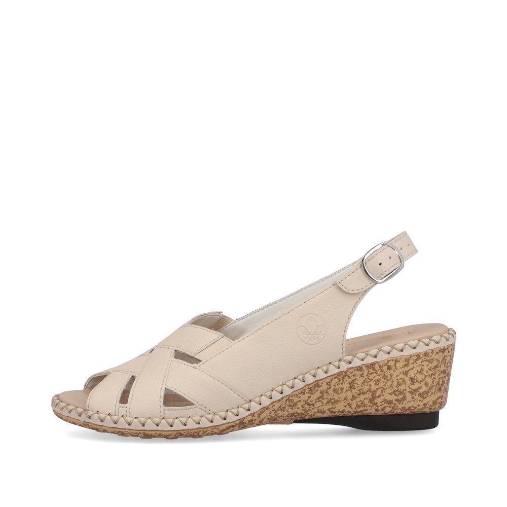 Sandale din Piele Naturala Rieker 66189-60