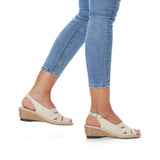 Sandale din Piele Naturala Rieker 66189-60