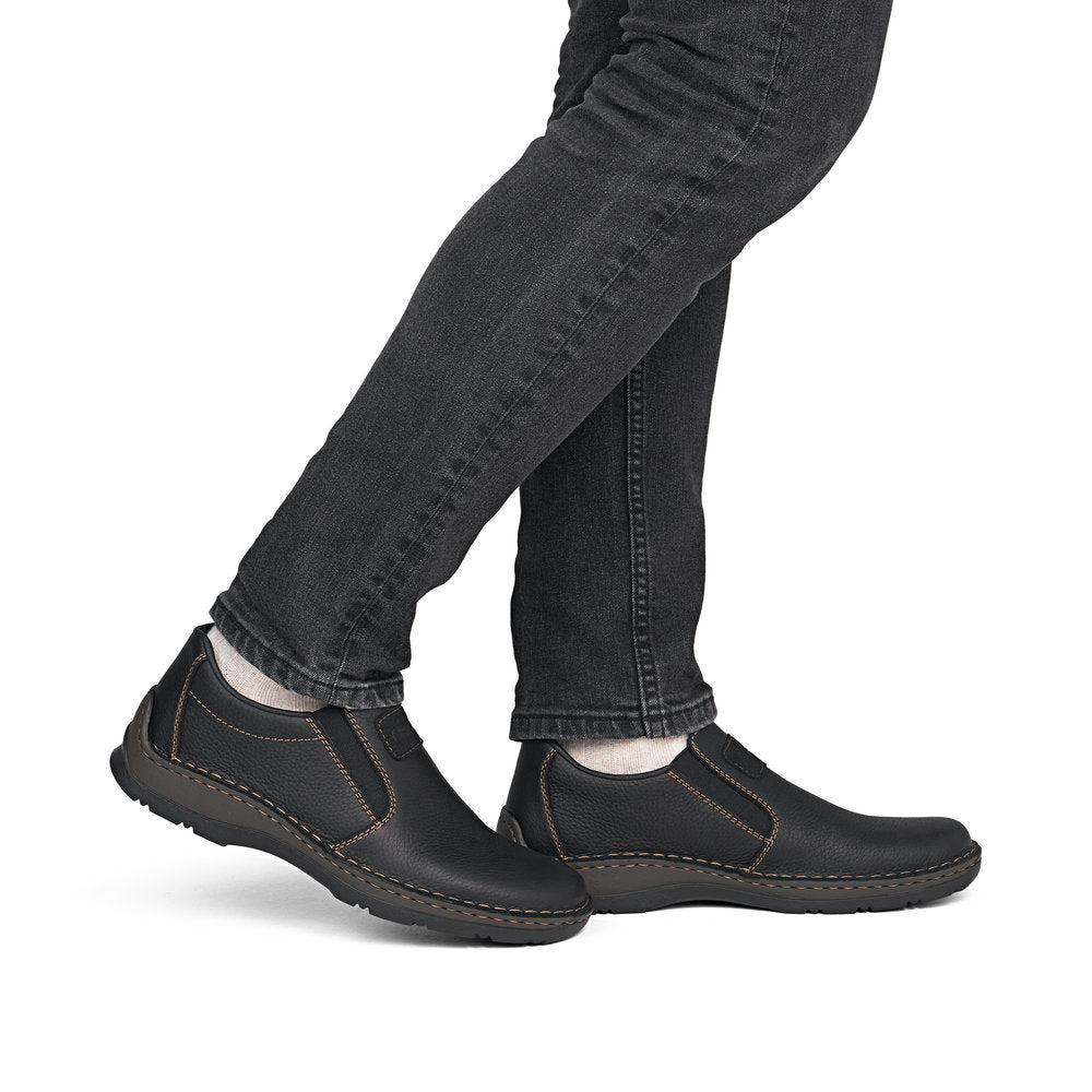 Pantofi Barbati Piele Naturala Rieker RIEK 05370 - imaginea 11