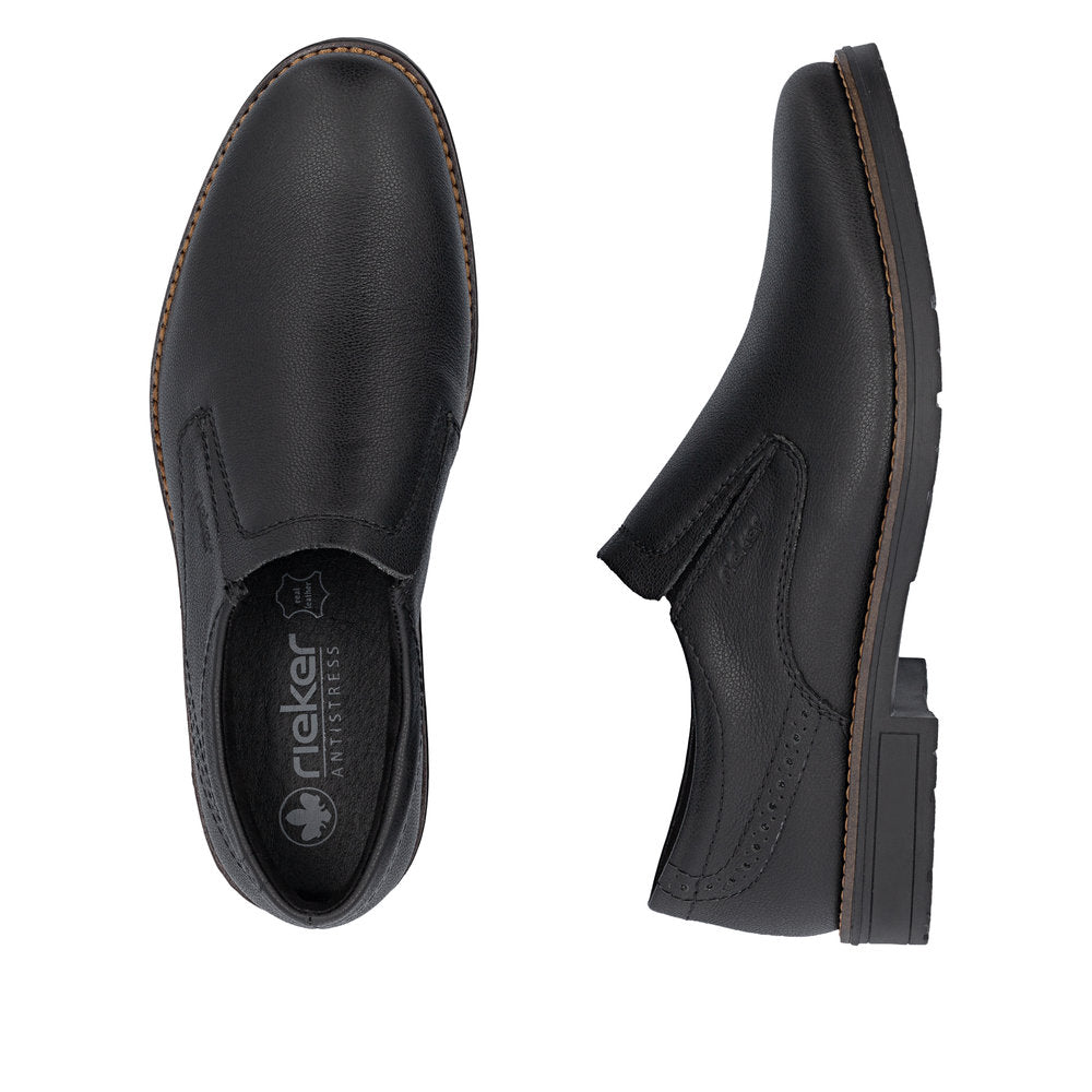 Pantofi Barbati Piele Naturala Rieker RIEK 14657 - imaginea 11