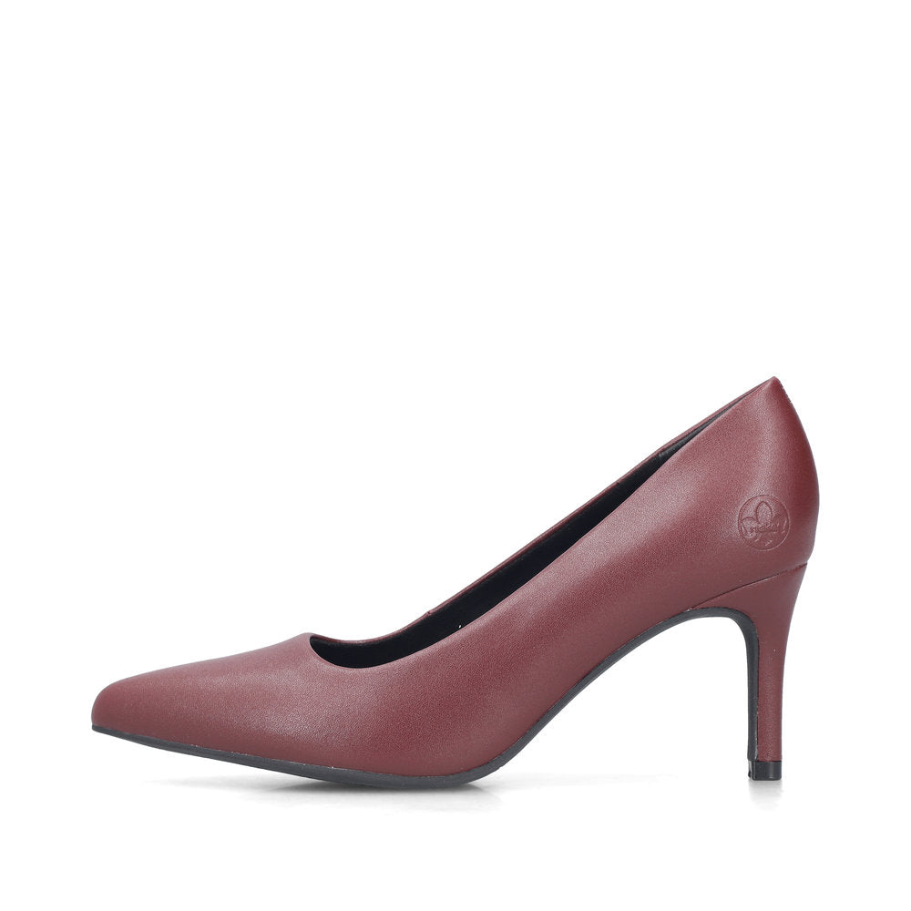 Pantofi Dama Piele Naturala Rieker RIEK 41160 Bordo - imaginea 4