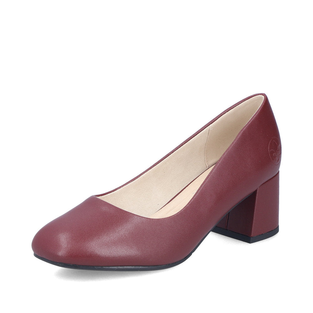 Pantofi Dama Piele Naturala Rieker RIEK 44750 Bordo