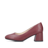 Pantofi Dama Piele Naturala Rieker RIEK 44750 Bordo - imaginea 4