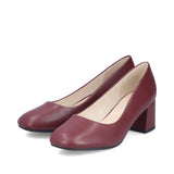 Pantofi Dama Piele Naturala Rieker RIEK 44750 Bordo - imaginea 8