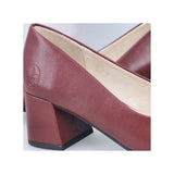 Pantofi Dama Piele Naturala Rieker RIEK 44750 Bordo - imaginea 14