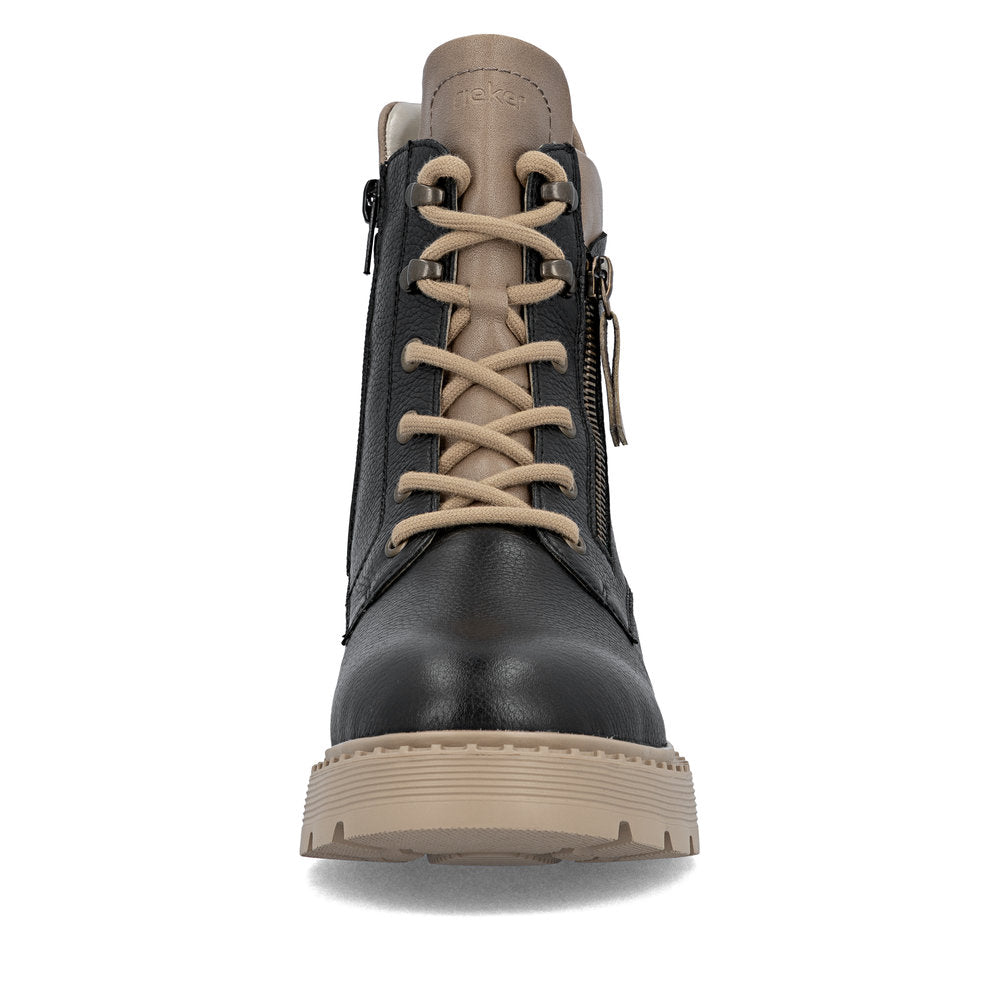 Ghete Dama Piele Naturala Rieker RIEK 70406 - imaginea 9