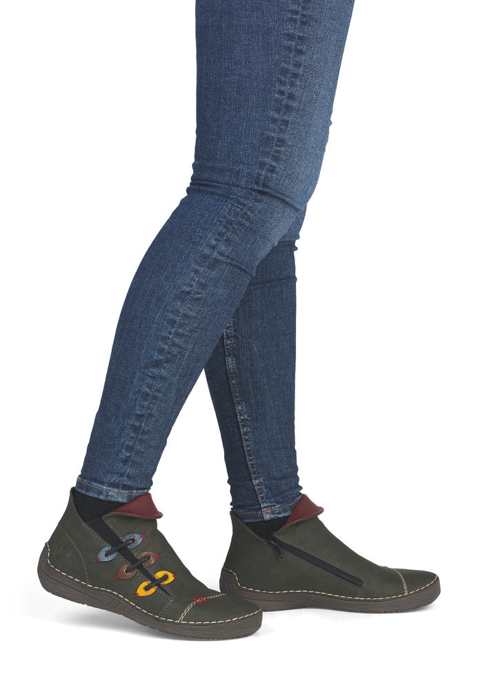 Ghete Dama Rieker RIEK 72581 - imaginea 2