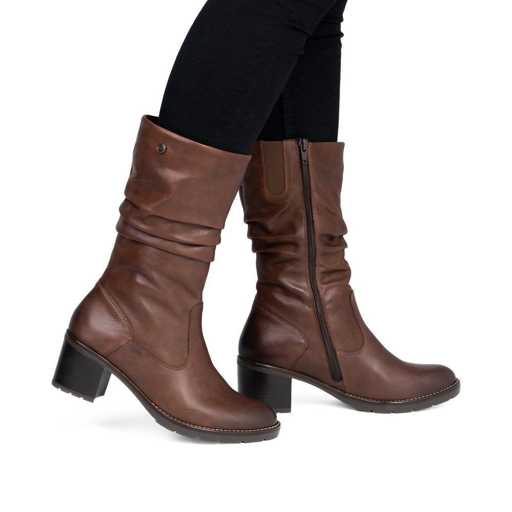 Cizme Dama Piele Naturala Remonte RIEK D2A79