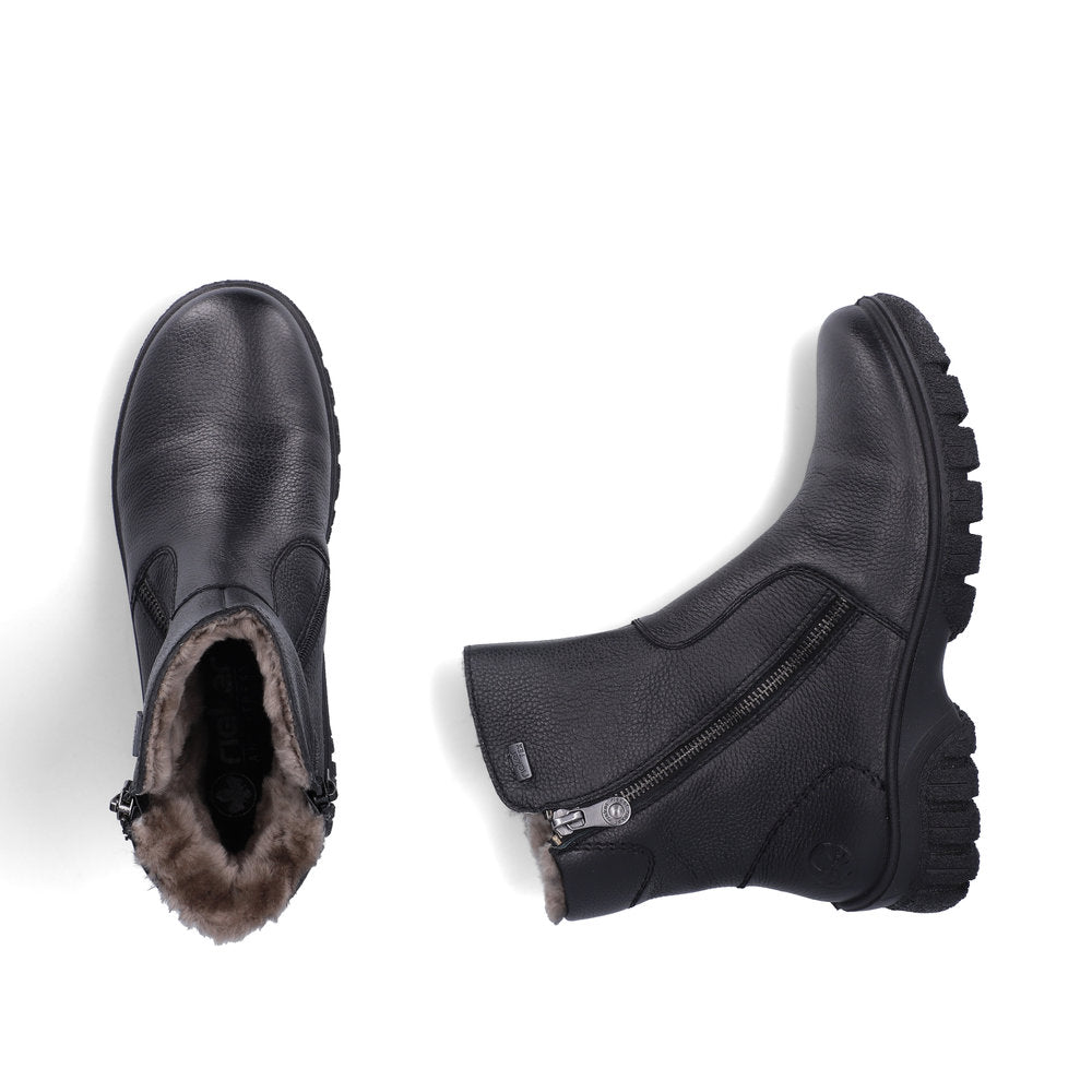 Ghete Dama Piele Naturala Rieker RIEK Z7263 - imaginea 12