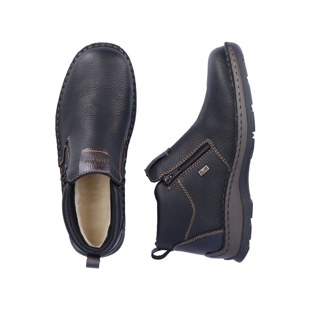 Ghete Barbati Piele Naturala Rieker RIEK 05398 - Rieker - amely.ro