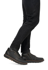 Ghete Barbati Piele Naturala Rieker RIEK B3307 - Rieker - amely.ro