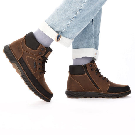 Ghete Barbati Piele Naturala Rieker RIEK B3331 - Rieker - amely.ro