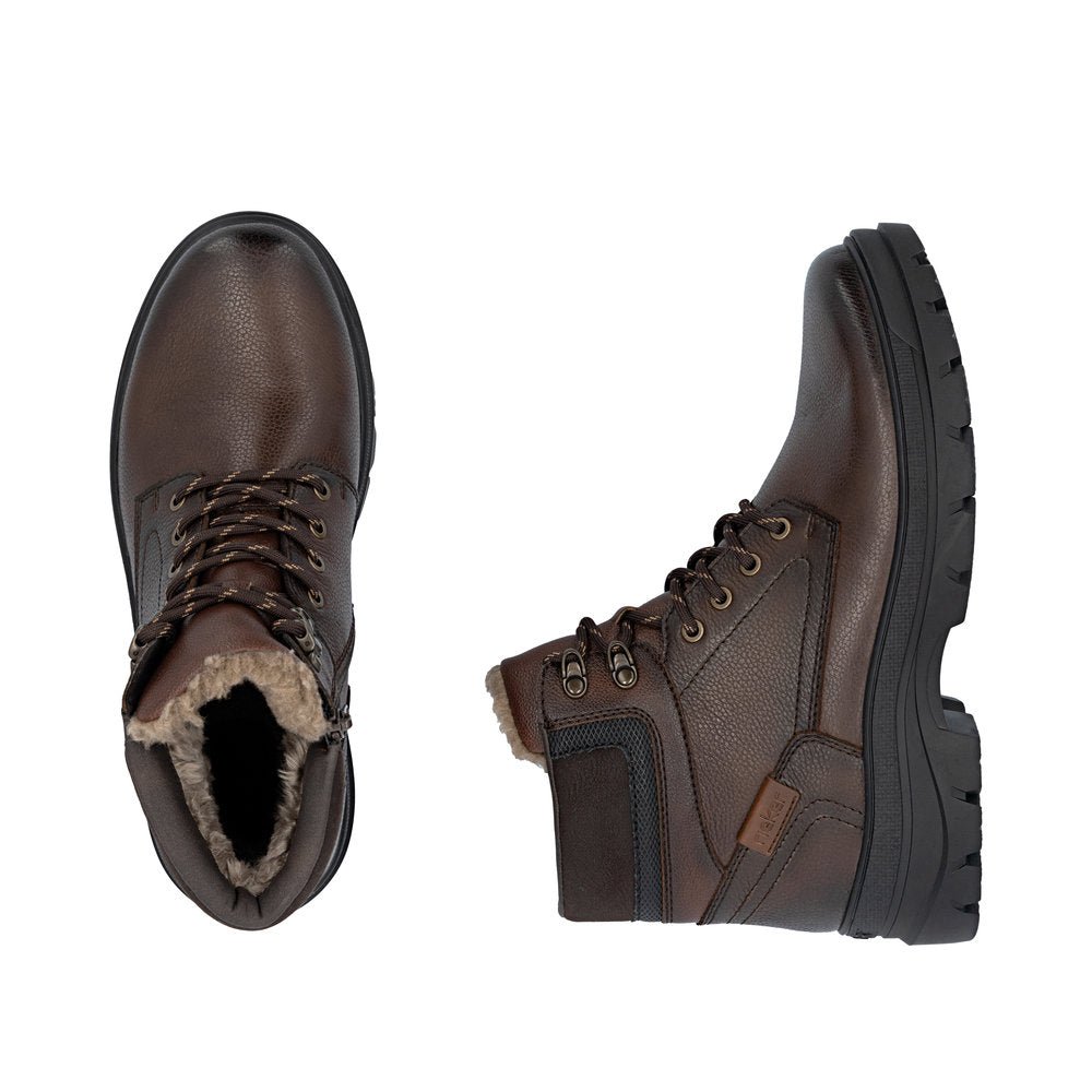 Ghete Barbati Piele Naturala Rieker RIEK F5400 - Rieker - amely.ro