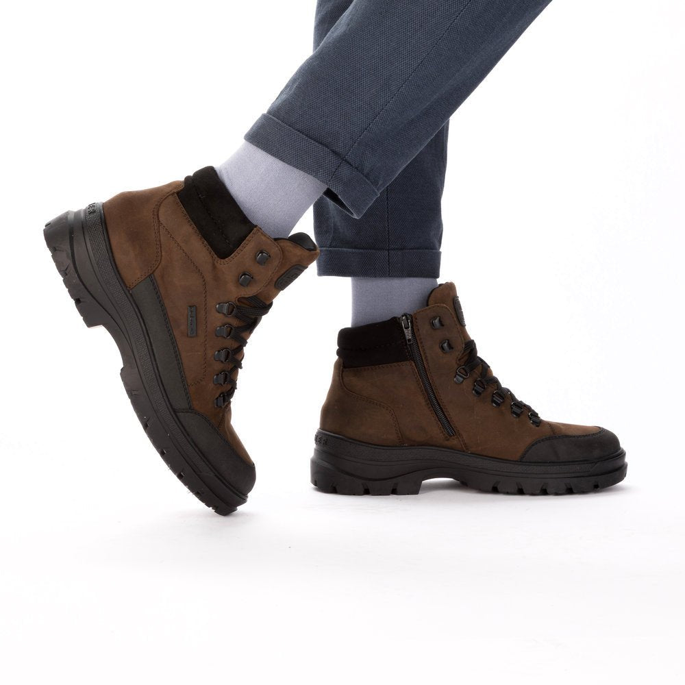 Ghete Barbati Piele Naturala Rieker RIEK F5411 - Rieker - amely.ro