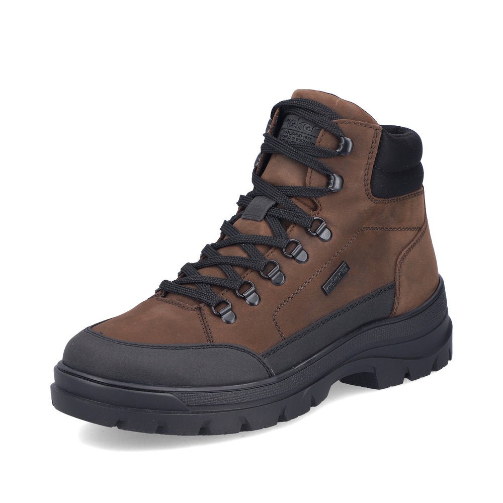 Ghete Barbati Piele Naturala Rieker RIEK F5411 - Rieker - amely.ro