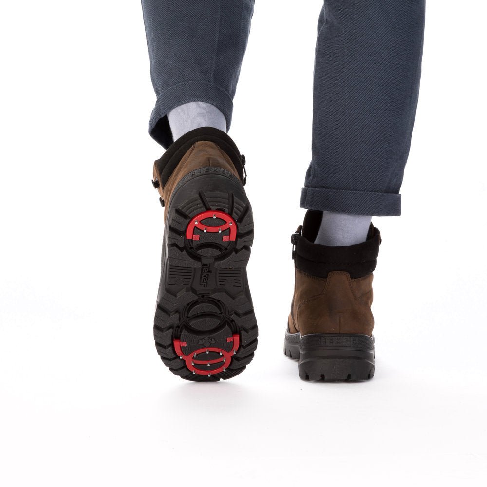 Ghete Barbati Piele Naturala Rieker RIEK F5411 - Rieker - amely.ro